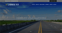 Desktop Screenshot of lignes-fit.com